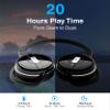 Kinivo BTH240 Bluetooth Headphones (Black, On-Ear, Wireless Music, Hands-Free Calling, Built-in Mic, Foldable, Travel Bag) view 4