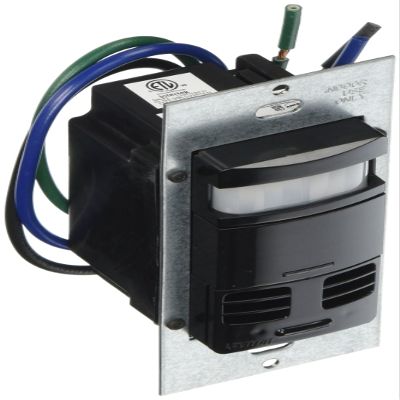 Leviton OSSMT-GQE Decora Multi Technology Wall Switch Occupancy Sensor, Black