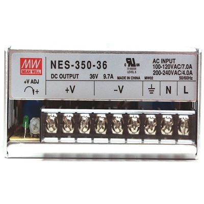 Mean Well NES-350-36 36V 350 Watt Ul Switching Power Supply 110-240 Volt