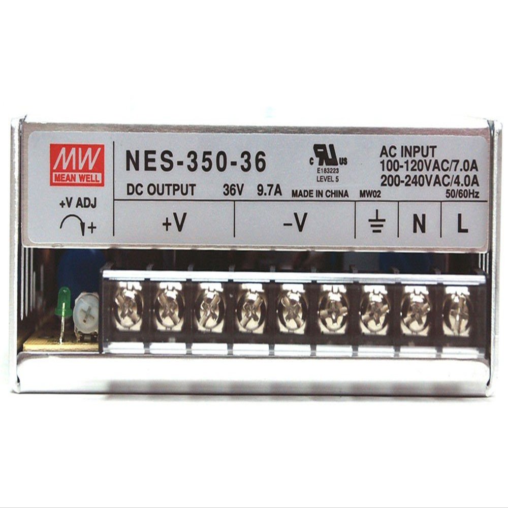 Mean Well NES-350-36 36V 350 Watt Ul Switching Power Supply 110-240 Volt