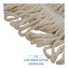 Boardwalk 524C Mop Head, Pro Loop Web/Tailband, Premium Saddleback Head, Ctn, 24-oz., WH (Case of 12) view 4