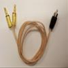 16 AWG Speaker Wire with RCA Male on one end and 1 Pair Banana Plugs - Pair (Red/Black) on The Other 10 Foot view 4