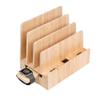 MobileVision Slim Bamboo Charging Station & Compatible Adapter for Apple Watch Multi Device Organizer, Smartphones, Tablets, Laptops & More view 1