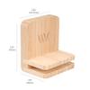 MobileVision Slim Bamboo Charging Station & Compatible Adapter for Apple Watch Multi Device Organizer, Smartphones, Tablets, Laptops & More view 3