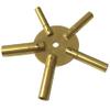 Jewellers Tools 2-10 & 3-11 Clock Key Set: Winged Brass Spider Star Pair - Odd & Even (110) view 2