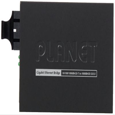 GT-802S 10/100/1000Base-T to 1000LX Gigabit Media Converter (SM, SC, 10Km)
