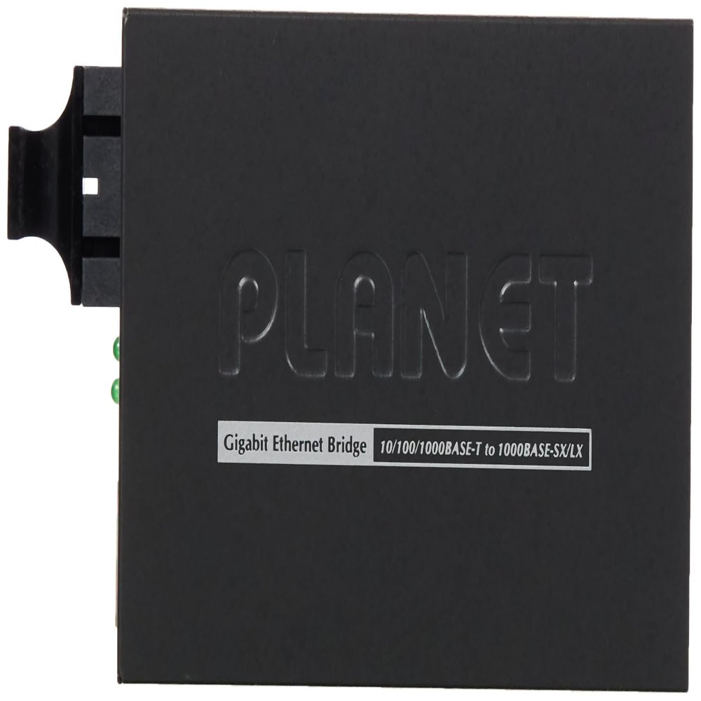 GT-802S 10/100/1000Base-T to 1000LX Gigabit Media Converter (SM, SC, 10Km)