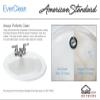American Standard 0958908Ec.020 Murrow Lavatory 8-Inch Less Overflow view 2