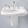 American Standard 0958908Ec.020 Murrow Lavatory 8-Inch Less Overflow view 4