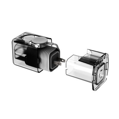 Helix Charging Dock Housing for Your Apple Watch Charger and Cable (Clear)