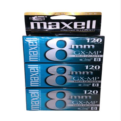 Maxell GX-MP 120 Camcorder Tapes, 3 Pack