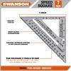 Swanson Speed Square, 7 in. Aluminum Layout Square with Blue Book (S0101) view 4