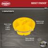 Bucket Boss - Bucket Stacker Small Parts Organizer, Bucket Organization (15051) , Yellow view 2