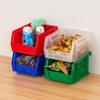 Akro-Mils 30210 AkroBins Plastic Storage Bins, 5"x4"x3", Red, 6-Pack view 2