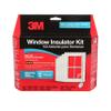 3M Indoor Window Insulation, Insulator Kit for 5 Windows 3ft x 5ft, Keeps Cold Air Out and Warm Air In, Includes Heat Shrink Window Film and Scotch Window Film Mounting Tape (2141W-6) view 1
