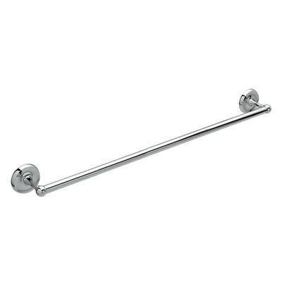Gatco 5078 Designer II Towel Bar, Wall-Mounted Bathroom Towel Holder, 30" Length (Chrome Finish)