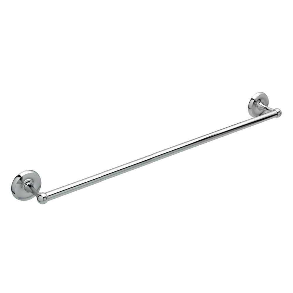 Gatco 5078 Designer II Towel Bar, Wall-Mounted Bathroom Towel Holder, 30" Length (Chrome Finish)