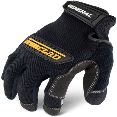 Ironclad GUG05XL General Utility Spandex Gloves, Black, X-Large, Pair
