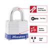 Master Lock 5T Outdoor Padlock with Key, 2 Pack Keyed-Alike, Silver view 2