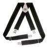 Custom Leathercraft 5121 Padded Work Suspenders, unisex, Black view 1