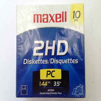 Maxell 3.5 HD 1.44MB Pre-Formatted MF2HD 10-Pack