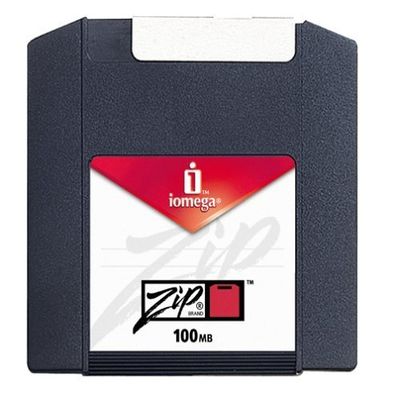 Iomega Zip 100MB PC Gray Cart 2 Pak