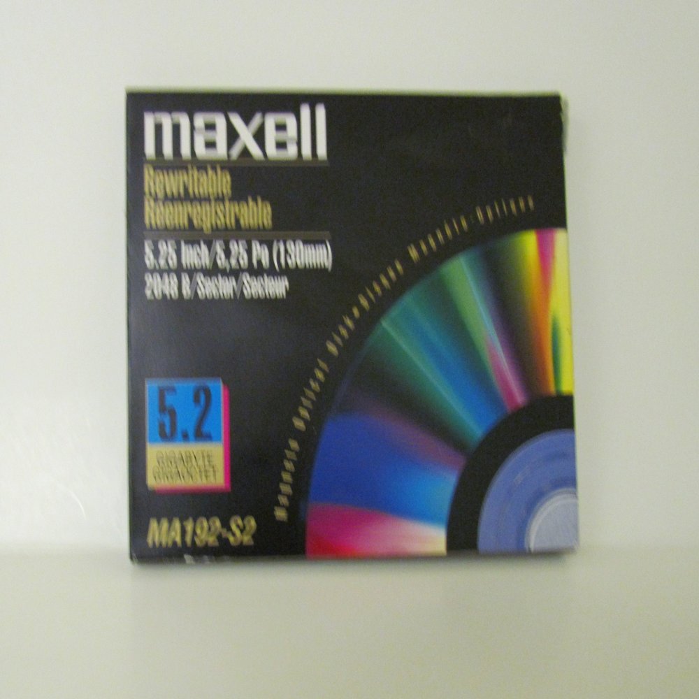 Maxell 5.25 8X Rewritable Magneto Opt 5.2GB 2048 Bytes/Sector (1-Pack)