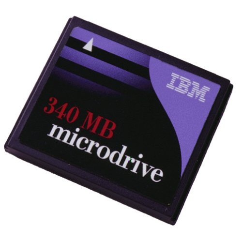 Microtech 340MB Microdrive with PC Card Adap USB Camermate and Software