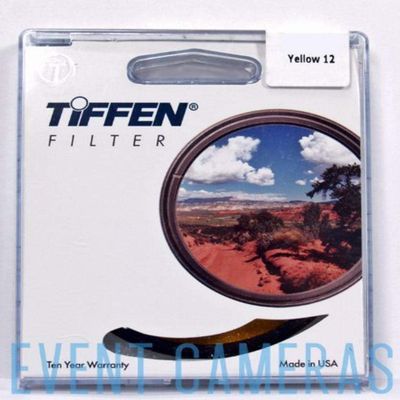 Tiffen 55mm 12 Camera Lens Filter (Yellow)