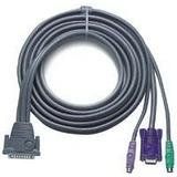 Aten Technologies 3-in-1 Premium PS2 KVM Cable for MasterView Pro Switches (6 Feet)