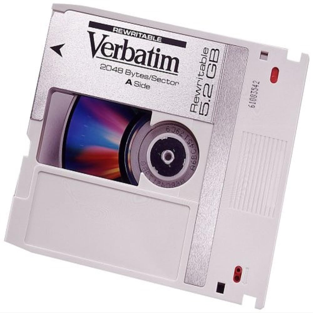Verbatim 5.25 Rewritable Optical 600MB 512 B/S 1Pk