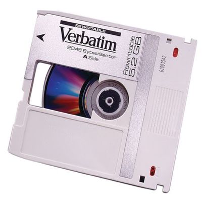 Verbatim 5.25 8X Rewritable Mo Cartridge 4.1GB 512B/S 1-Pack