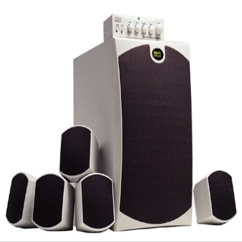 Midiland S4-7100 7PC 100W Speaker Syst 5-10W Sat/50W Subwith Ctrl Module