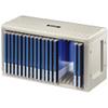 Hama CD Rack for 20 Disks - Space-Saving, Standing or Hanging, Small CD Stand for Office or Any Room, Grey view 1