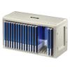 Hama CD Rack for 20 Disks - Space-Saving, Standing or Hanging, Small CD Stand for Office or Any Room, Grey view 3