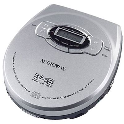 Audiovox CE-1000X Portable CD Player with Electronic Anti-Skip Protection