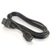 C2G Legrand C12 IEC to C14 IEC Power Cord, 18 AWG Power Cord, Black Long Extension Cord, 10 Foot Power Cord Replacement, 1 Count, C2G 03143 - TAA Compliant view 2