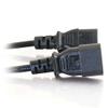 C2G Legrand C12 IEC to C14 IEC Power Cord, 18 AWG Power Cord, Black Long Extension Cord, 10 Foot Power Cord Replacement, 1 Count, C2G 03143 - TAA Compliant view 4