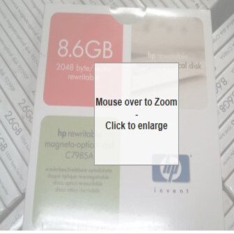 8.6GB Rewritable Optical Disk 2048 Bytes/Sector 1-pk