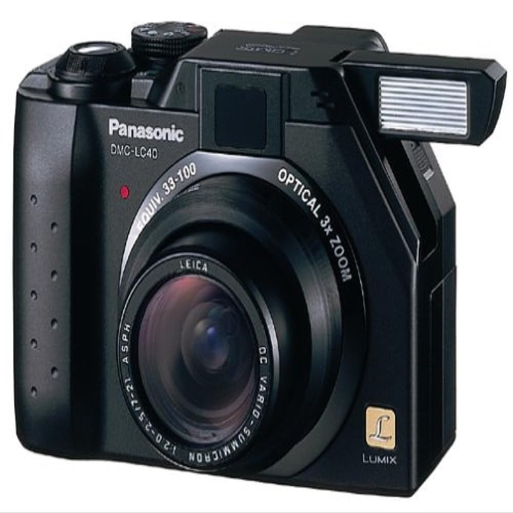 Panasonic DMC-LC40K 4MP Digital Camera w/ Leica Lens and 3x Optical Zoom, Black