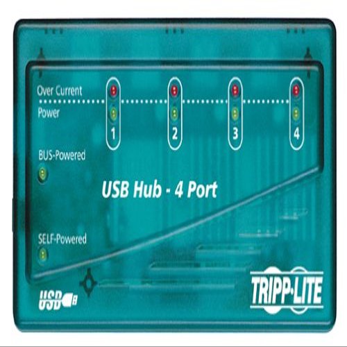 4port USB Hub iMac Blue with 6ft USB Ab Cable