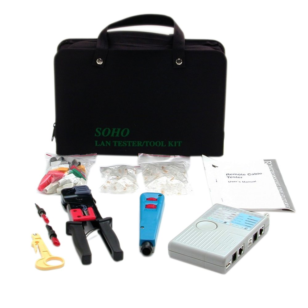 StarTech.com Professional RJ45 Network Installer Tool Kit w/ Carrying Case - Network tools kit , TAA (CTK400LAN)