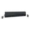 APC Rack Mount PDU, Basic 120V-240V/16A, (12) Outlets, 1U Horizontal Rackmount (AP9559) Black view 1