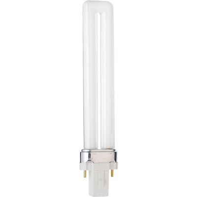 GE CFL Light Bulb, 9 Watt, BX Bulb Type, G23 Base, Soft White (1 Pack)
