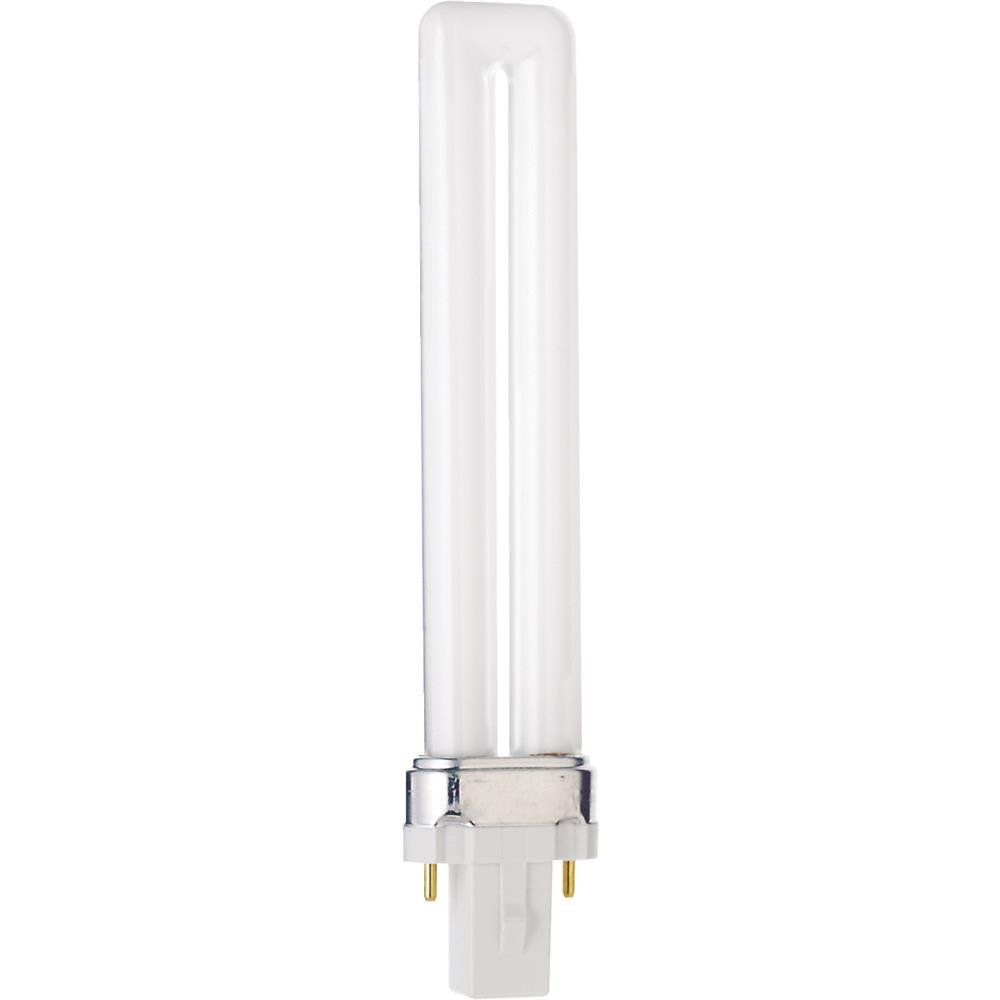 GE CFL Light Bulb, 9 Watt, BX Bulb Type, G23 Base, Soft White (1 Pack)