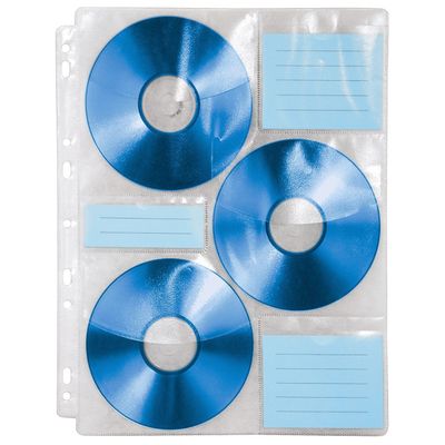 Hama | CD Index Sleeves | 60 CDs | Transparent