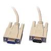 6FT Standard Null Modem Cable DB9 Female to DB25M view 1