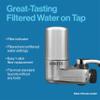 Brita Replacement Water Filter for Faucet Mount, Removes 99% of Lead, Sink Filtration System, Chrome, 2 Count view 2