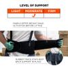 Ergodyne ProFlex 100 Back Support Brace, 8" Spandex Belt, Adjustable, Removeable Straps view 3