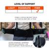Ergodyne ProFlex 2000SF Back Support Brace, 8.5" Spandex, V-Shape Design and Patented Stays for Added Support, 2XL,Black view 3